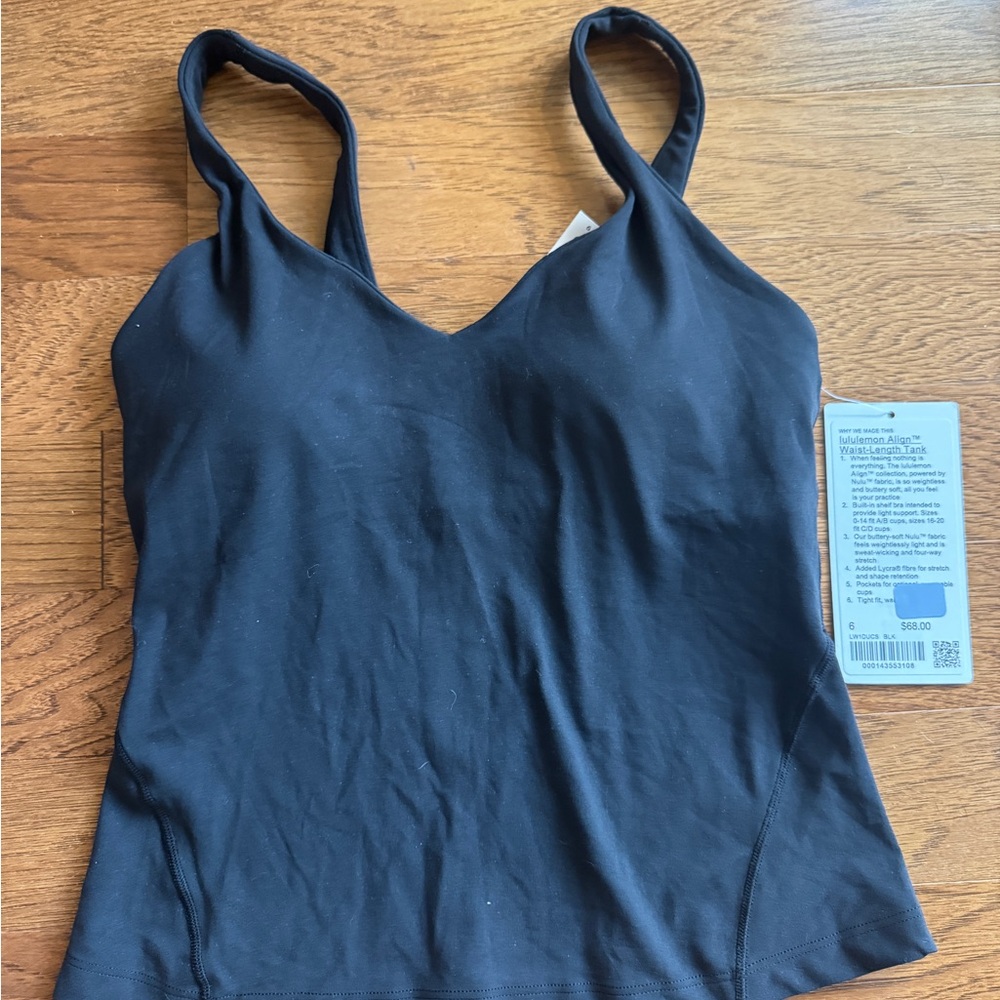 Lululemon Athletica Fitted Blue Sleeveless Camisole